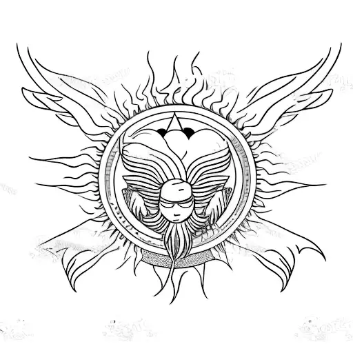Godsmack Sun Logo Tattoo Art