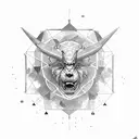 Orion constelation tattoo design idea