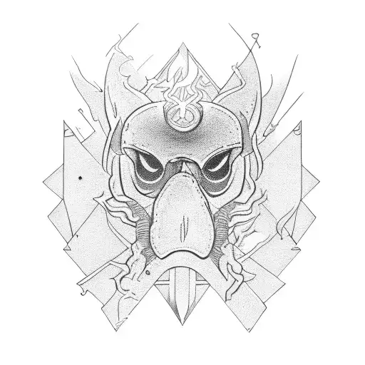 sol old school tattoo design idea