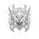 sol old school tattoo design idea