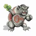 Ohio State buckeyes  tattoo design idea