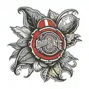 Ohio State buckeyes  tattoo design idea
