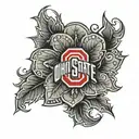 Ohio State buckeyes  tattoo design idea