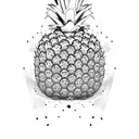 grenade pineapple tattoo design idea