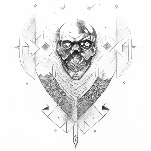 Ragnar Lothbrok Deatheater tattoo design idea
