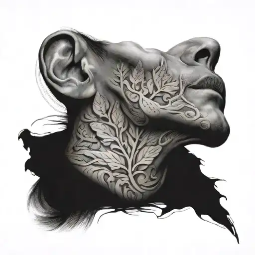 throat tattoo tattoo design idea