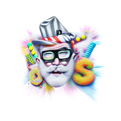 sugar daddy tattoo design idea