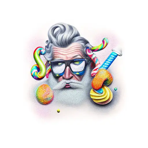 sugar daddy tattoo design idea