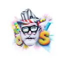 sugar daddy tattoo design idea