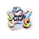 sugar daddy tattoo design idea