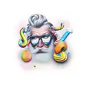 sugar daddy tattoo design idea