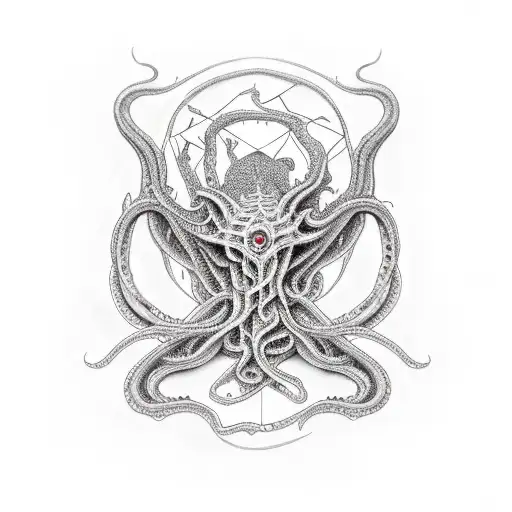 lovecraft tattoo design idea