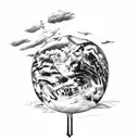 climate change tattoo design idea