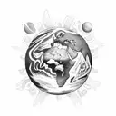 climate change tattoo design idea