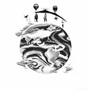 climate change tattoo design idea