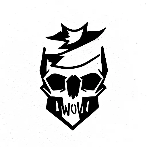 skull tattoo design idea