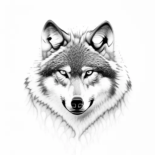 Wolf Cub tattoo design idea