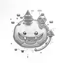 bmo cooking tattoo design idea