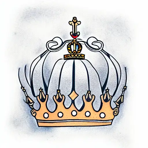 King's Crown tattoo design idea