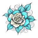 rosa tattoo design idea