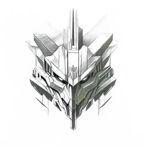 Decepticon spine  tattoo design idea