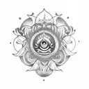 Show me tattoo ideas for Hindu goddess Lakshmi, saraswathi, Durga and Parvathi  tattoo design idea