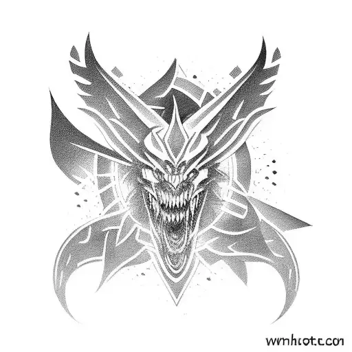 Mythosaur tattoo design idea