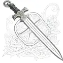 shield templar cross tattoo design idea