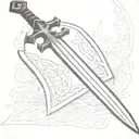 shield templar cross tattoo design idea