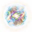 binary galaxy with 1 and 0 tattoo design idea