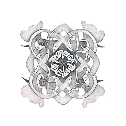 Celtic Band Kaizen tattoo design idea