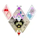 triangle  tattoo design idea