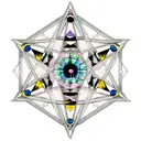 triangle  tattoo design idea