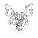 NOT LUCK tattoo design idea