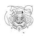 NOT LUCK tattoo design idea