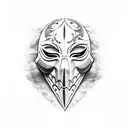 mask vendetta  tattoo design idea