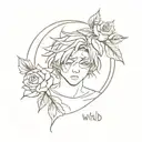 juice wrld inspired and prorsum semper  tattoo design idea