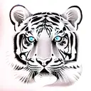 Tiger tattoo design idea