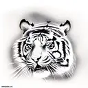 Tiger tattoo design idea