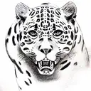 jaguar tattoo design idea