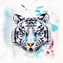 Tiger tattoo design idea