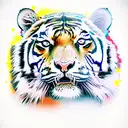 Tiger tattoo design idea