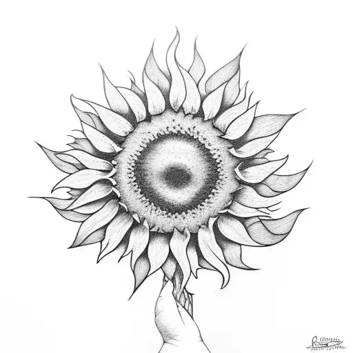 Sunflower Tattoo Stock Illustrations – 2,013 Sunflower Tattoo Stock  Illustrations, Vectors & Clipart - Dreamstime