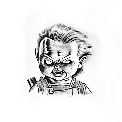 Chucky  tattoo design idea