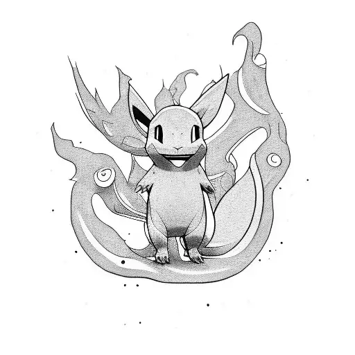 saga pokemon tattoo design idea