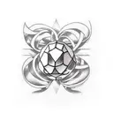 Dice tattoo design idea