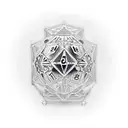 Dice tattoo design idea