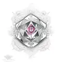 Dice tattoo design idea