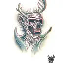 wendigo tattoo design idea