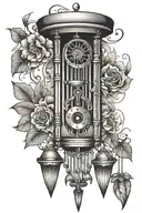 windchime tattoo design idea